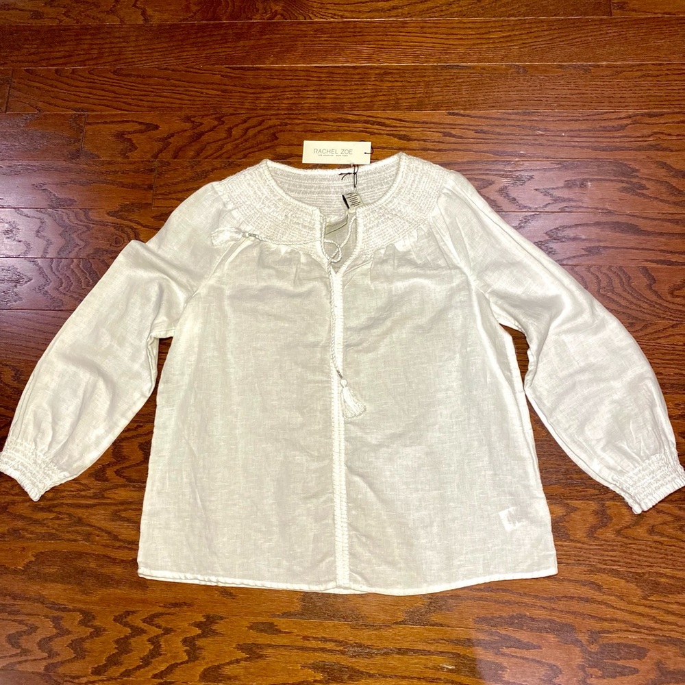 Rachel Zoe White Blouse Top